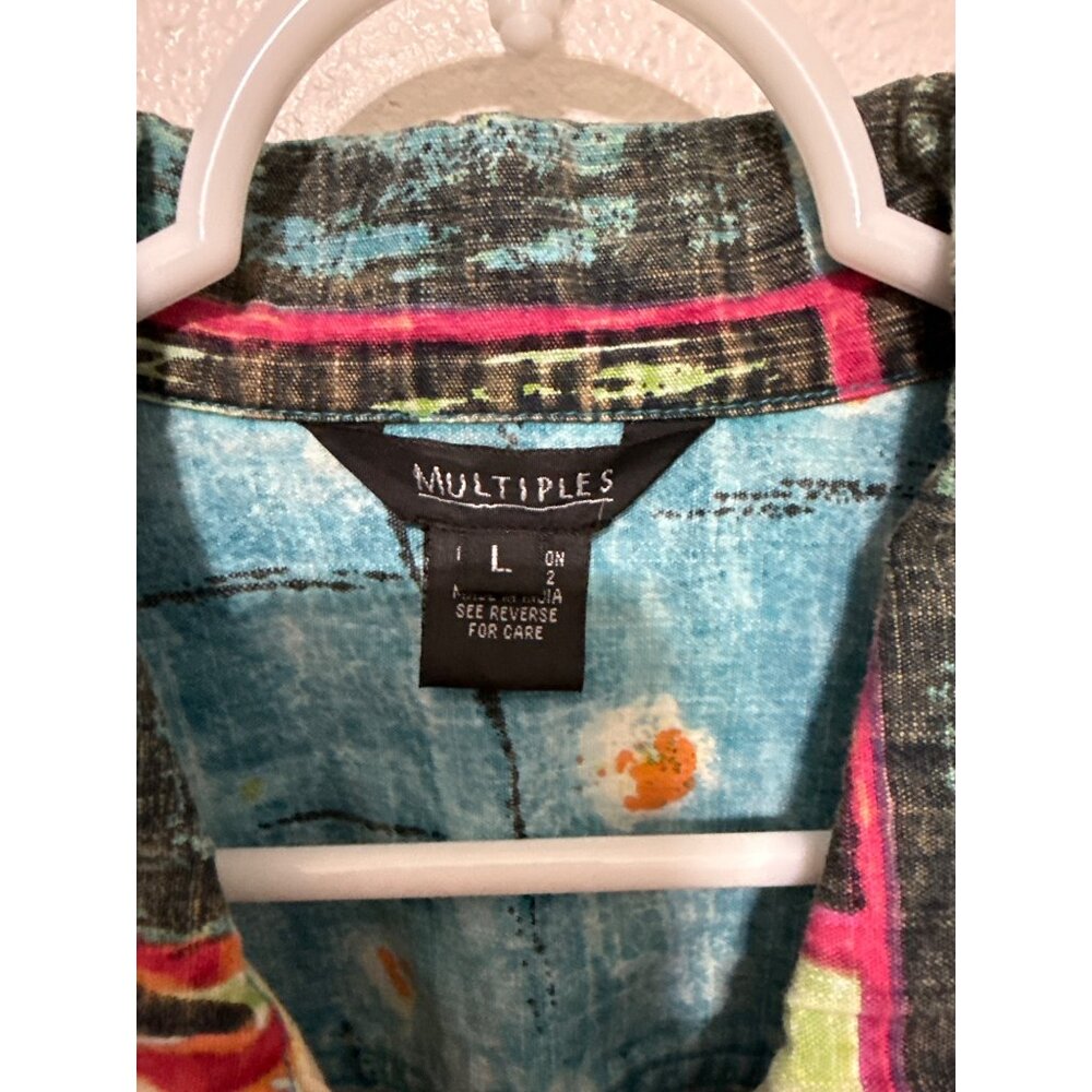 Multiples Cotton Jacket With Multi Color And Sequ… - image 2